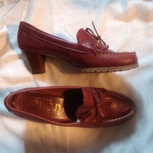 Old Maine trotte leather shoes
